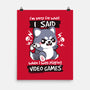 Angry Gamer-none matte poster-NemiMakeit