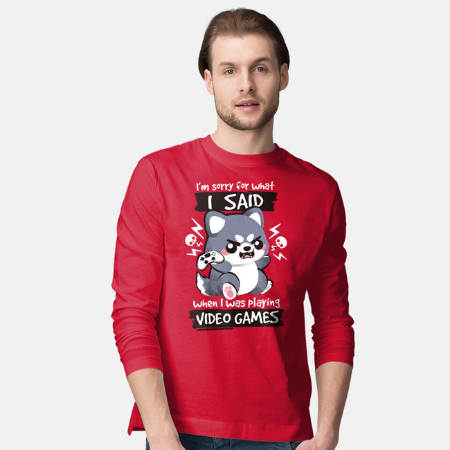 Angry Gamer-mens long sleeved tee-NemiMakeit