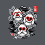 Three Wise Monkeys-womens v-neck tee-NemiMakeit