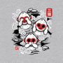 Three Wise Monkeys-womens fitted tee-NemiMakeit