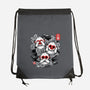 Three Wise Monkeys-none drawstring bag-NemiMakeit