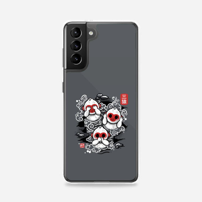 Three Wise Monkeys-samsung snap phone case-NemiMakeit