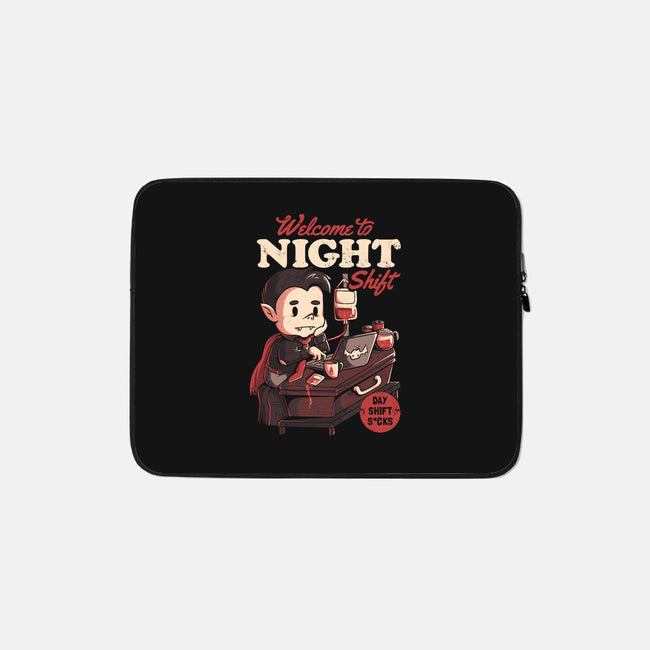 Welcome To Night Shift-none zippered laptop sleeve-eduely