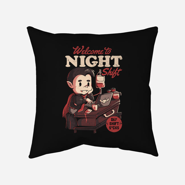 Welcome To Night Shift-none removable cover throw pillow-eduely