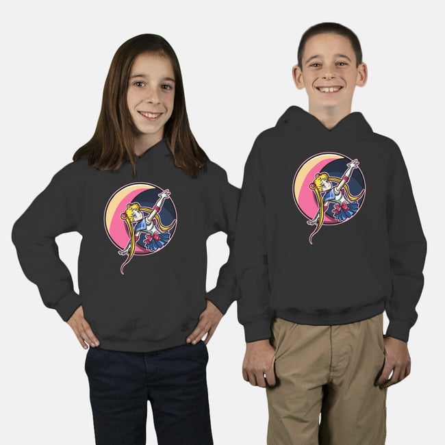 Hello Moon-youth pullover sweatshirt-nickzzarto