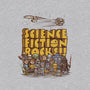 Vintage Science Fiction-womens fitted tee-kg07