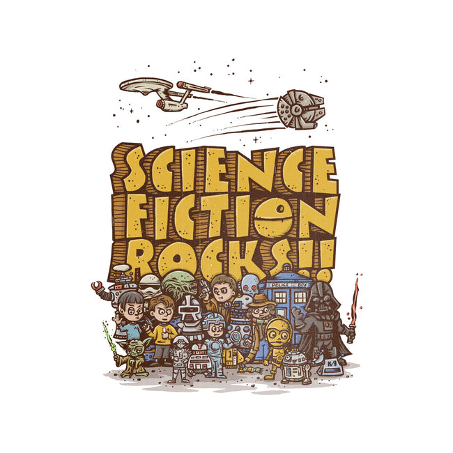 Vintage Science Fiction-unisex basic tank-kg07