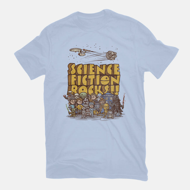 Vintage Science Fiction-womens basic tee-kg07