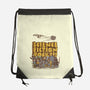 Vintage Science Fiction-none drawstring bag-kg07