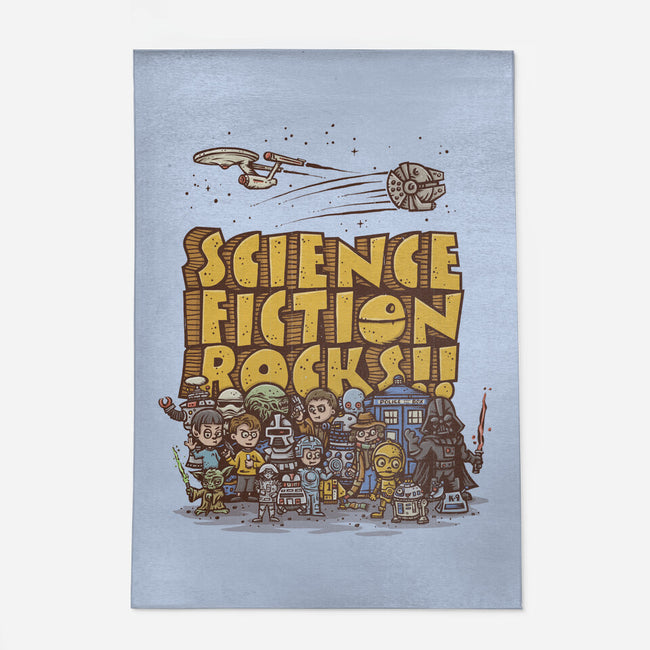 Vintage Science Fiction-none indoor rug-kg07
