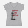 The Art Of Brian-womens v-neck tee-zascanauta