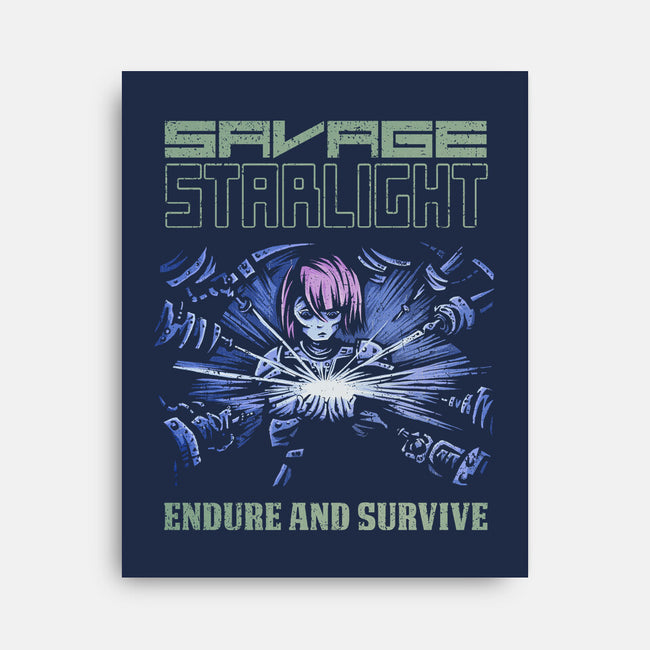 Savage Starlight-none stretched canvas-kg07