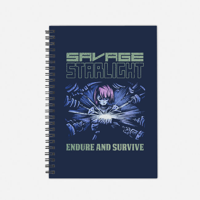 Savage Starlight-none dot grid notebook-kg07