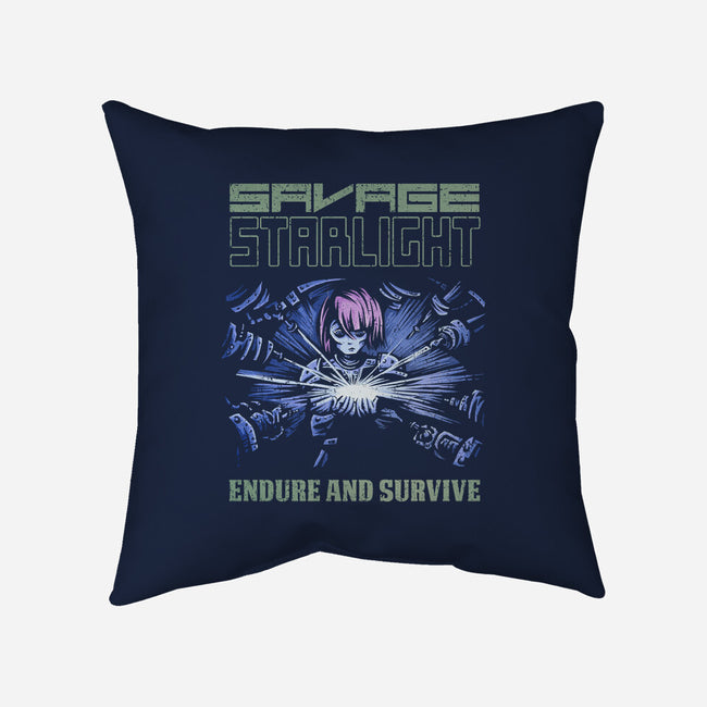 Savage Starlight-none removable cover w insert throw pillow-kg07