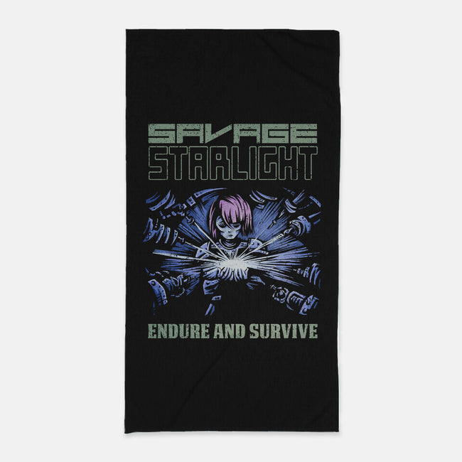 Savage Starlight-none beach towel-kg07