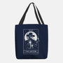 Fear Is More Contagious-none basic tote bag-eduely