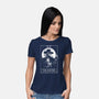 Fear Is More Contagious-womens basic tee-eduely