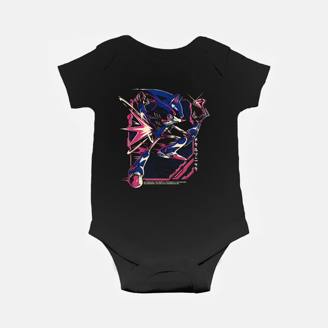 Superior Machine-baby basic onesie-Gazo1a