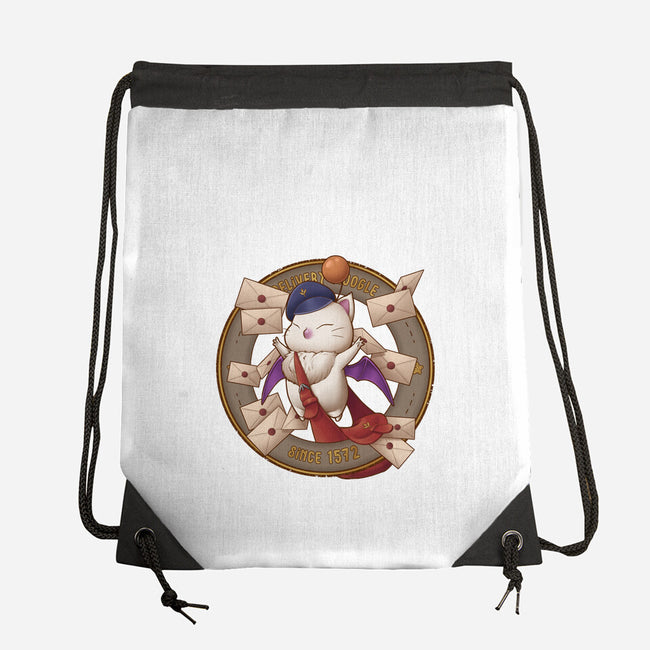 Delivery Moogle-none drawstring bag-Sarya