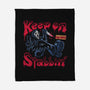 Keep On Stabbin Ghost-none fleece blanket-yellovvjumpsuit