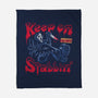 Keep On Stabbin Ghost-none fleece blanket-yellovvjumpsuit