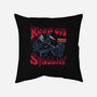 Keep On Stabbin Ghost-none removable cover w insert throw pillow-yellovvjumpsuit