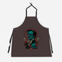 Horrific Portrait-unisex kitchen apron-Hafaell