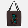 Horrific Portrait-none basic tote bag-Hafaell