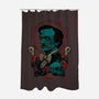 Horrific Portrait-none polyester shower curtain-Hafaell