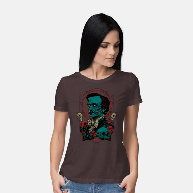 Horrific Portrait-womens basic tee-Hafaell
