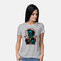 Horrific Portrait-womens basic tee-Hafaell