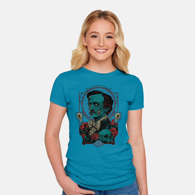 Horrific Portrait-womens fitted tee-Hafaell