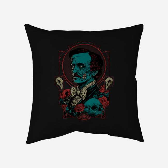 Horrific Portrait-none removable cover w insert throw pillow-Hafaell