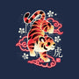 Japanese Tiger Street Art-womens fitted tee-NemiMakeit