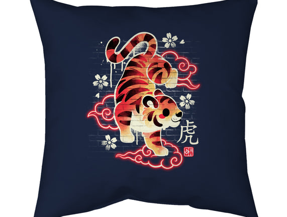 Japanese Tiger Street Art