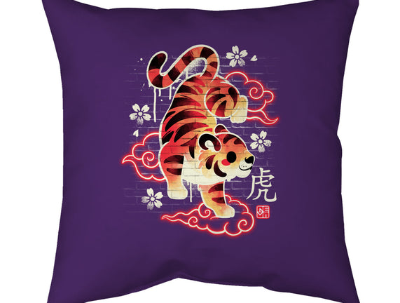Japanese Tiger Street Art