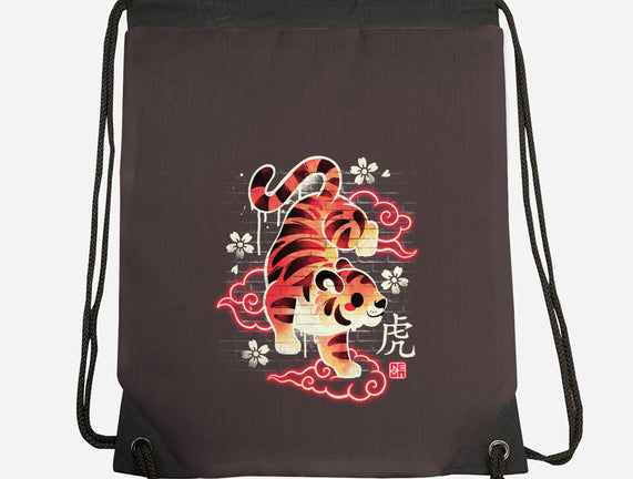 Japanese Tiger Street Art