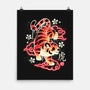 Japanese Tiger Street Art-none matte poster-NemiMakeit