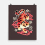 Japanese Tiger Street Art-none matte poster-NemiMakeit