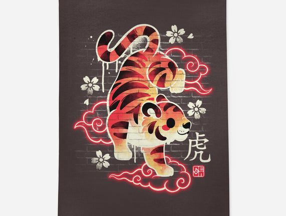 Japanese Tiger Street Art