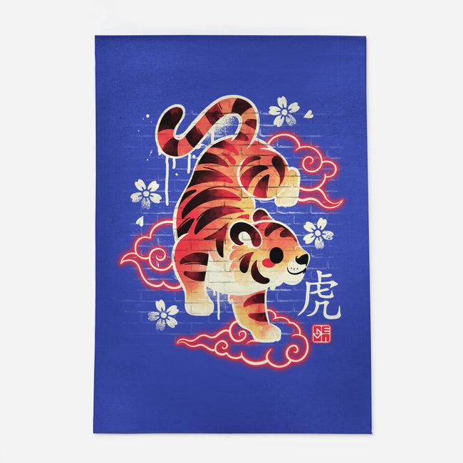 Japanese Tiger Street Art-none indoor rug-NemiMakeit