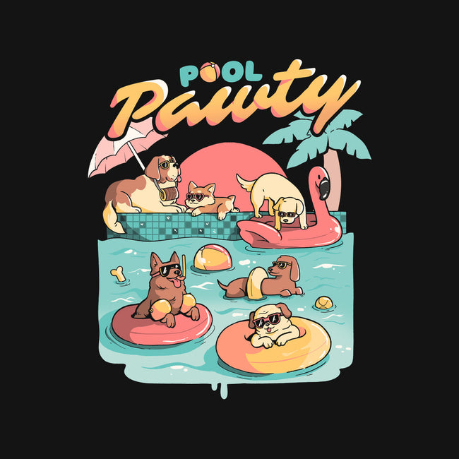 Pool Pawty-youth basic tee-eduely