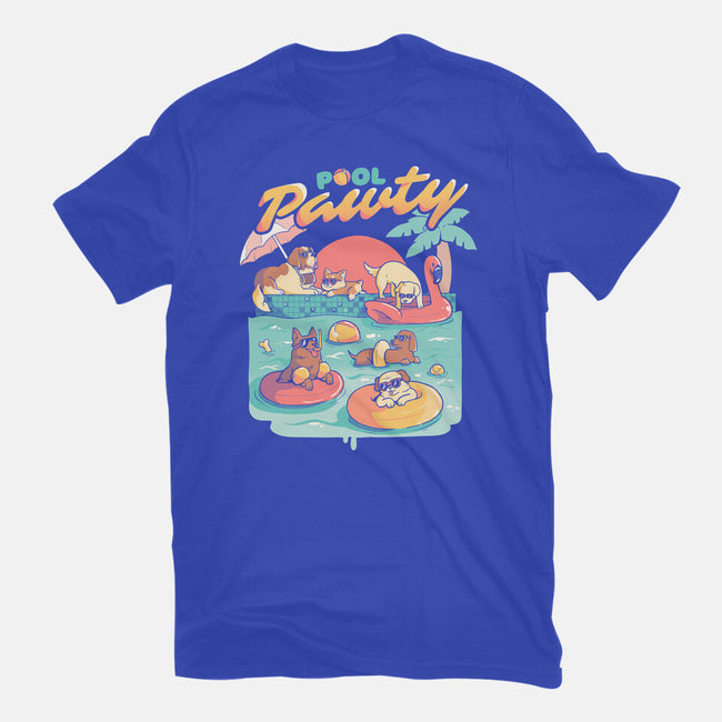 Pool Pawty-womens basic tee-eduely