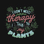 I Talk To My Plants-womens fitted tee-tobefonseca