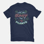 I Talk To My Plants-womens fitted tee-tobefonseca