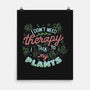 I Talk To My Plants-none matte poster-tobefonseca