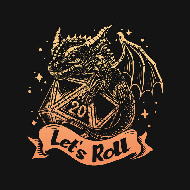 Let's Roll Dragon-unisex kitchen apron-marsdkart