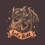 Let's Roll Dragon-none removable cover w insert throw pillow-marsdkart
