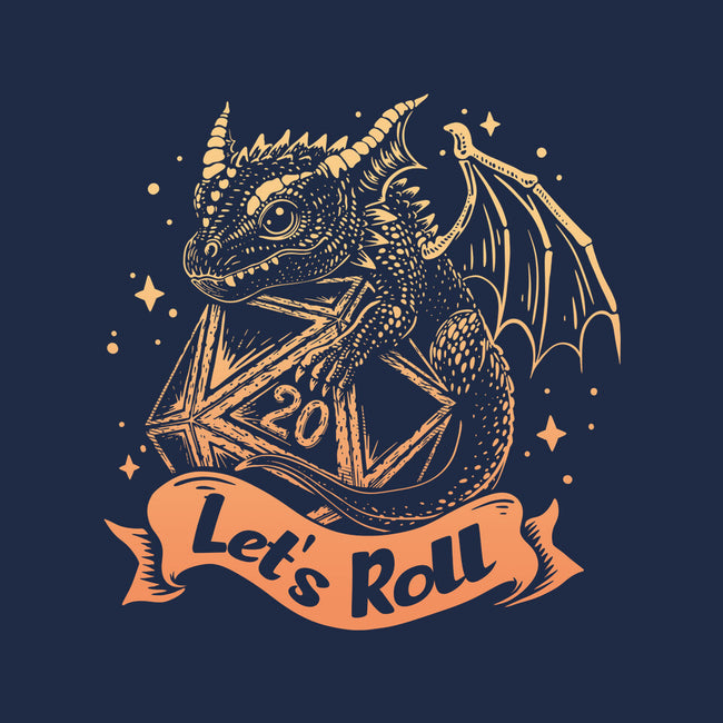 Let's Roll Dragon-none removable cover throw pillow-marsdkart