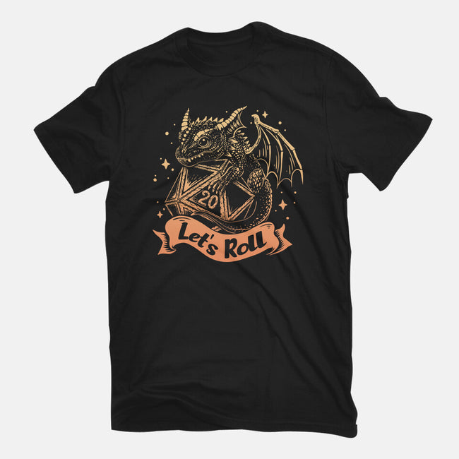 Let's Roll Dragon-mens basic tee-marsdkart